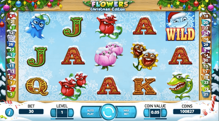 flowers-christmas-edition-netent-slot-oyunu