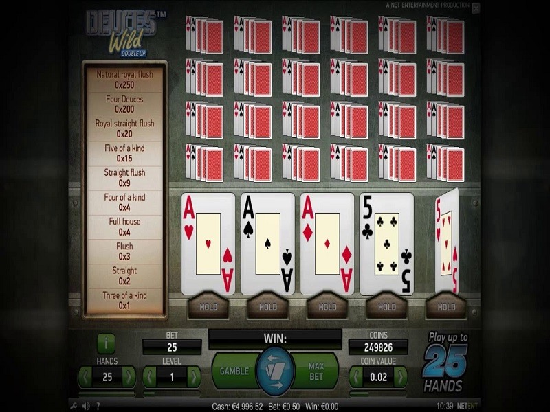 Deuces Wild Double Up